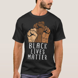 Black Lives Problem Blm Human Rights Black History T-Shirt
