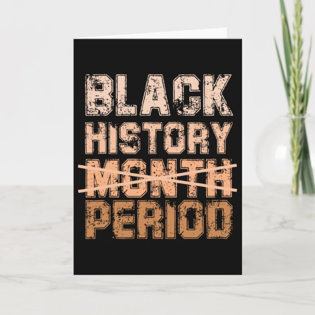 Black Lives Problem - Cool Black History Month  Card (Front)