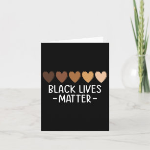 Black Lives Problem Heart Shirt - Melanin African  Card