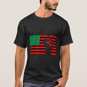 Black Lives Problem Pan African American Unia Flag T-Shirt