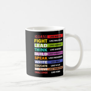 Black Lives S Black Leaders Black History Month  Coffee Mug