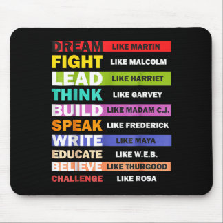 Black Lives S Black Leaders Black History Month  Mouse Mat