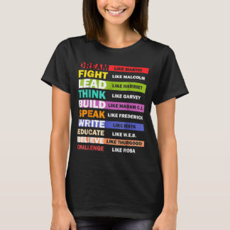 Black Lives S Black Leaders Black History Month  T-Shirt