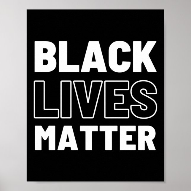 Black Lives Sticker11  Poster (Front)