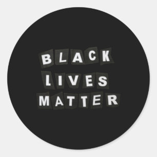 Black Lives Sticker19 Classic Round Sticker