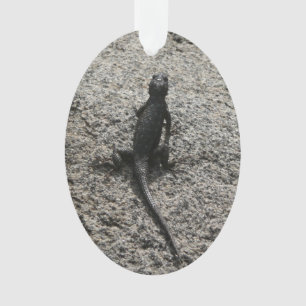 Black Lizard Ornament