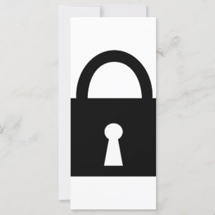 black lock icon