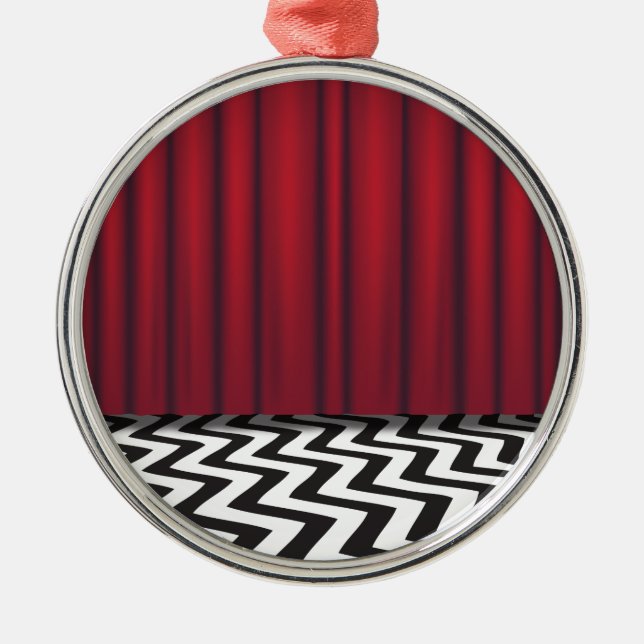 Black Lodge Red Room Metal Tree Decoration (Front)