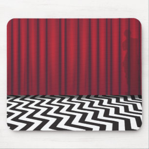 Black Lodge Red Room Mouse Mat