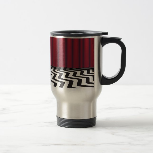 Black Lodge Red Room Travel Mug (Right)