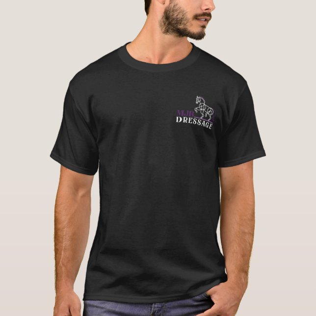 Black logo MJB Dressage T-shirt (Front)