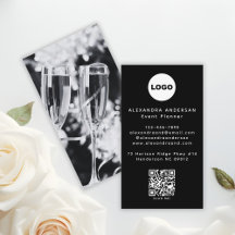 Black Logo QR Code Minimalist Scan Me