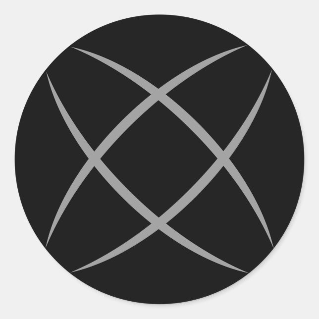 Black Logo Sticker (Front)