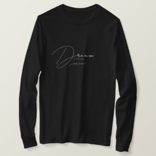 Black Long Sleeve  T-Shirt