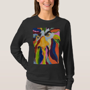 Black Long Sleeve Tee Shirt with "Blue Maurice"