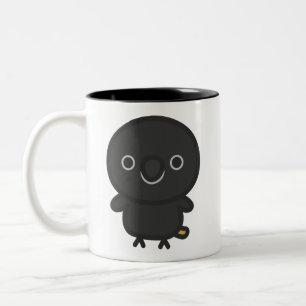Black Lory Two-Tone Coffee Mug