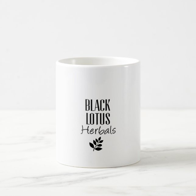 Black Lotus Herbals Mug 1 (Center)