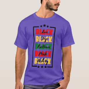 Black love black joy black excellence black pride  T-Shirt