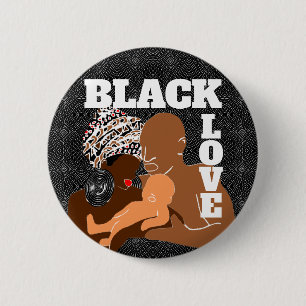 Black Love Brown Love Black Family Button