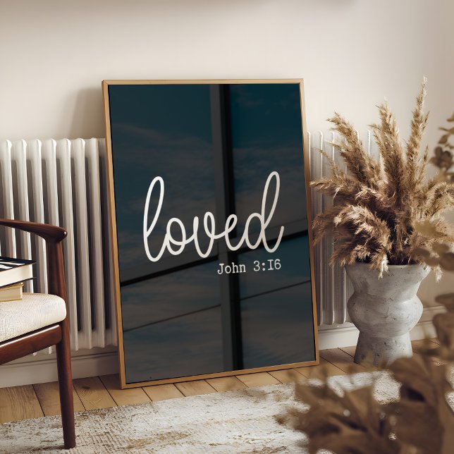 Black Love Faith Quote minimalist Poster (Creator Uploaded)