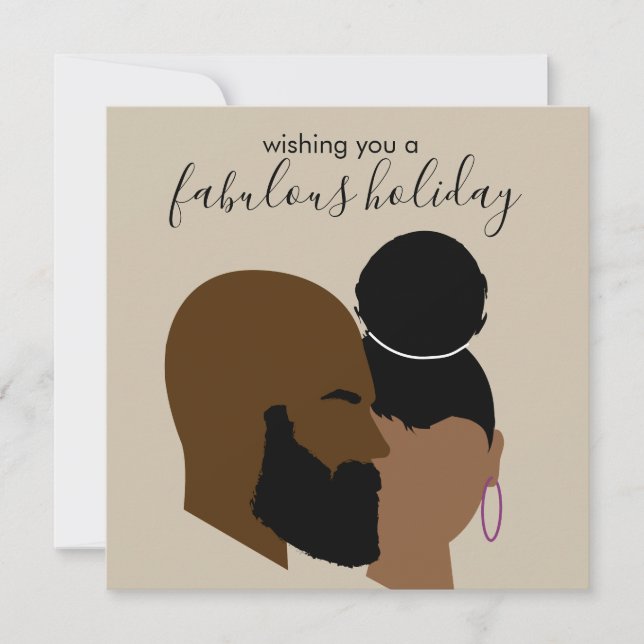 Black Love Holiday Card (Front)