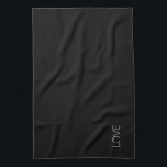 Black Love -The black series Tea Towel<br><div class="desc">Black Love -The black series</div>