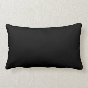 Black Lumbar Pillow