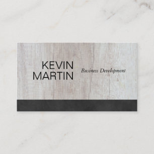 Black Lux Executive Wood Sales Business Card