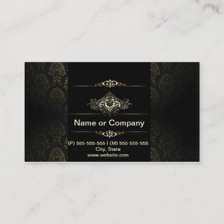 BLACK LUXURY BUSINESS CARD