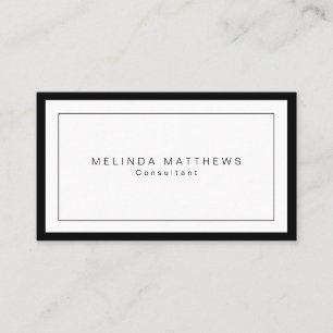 Black Luxury Elegant Modern Simple Professional Business Card