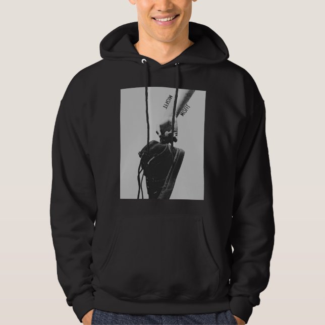 Black M!SF!T logo Hoddie Hoodie (Front)