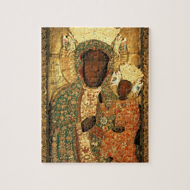 Black Madonna and Child Our Lady of Czestochowa Jigsaw Puzzle (Vertical)
