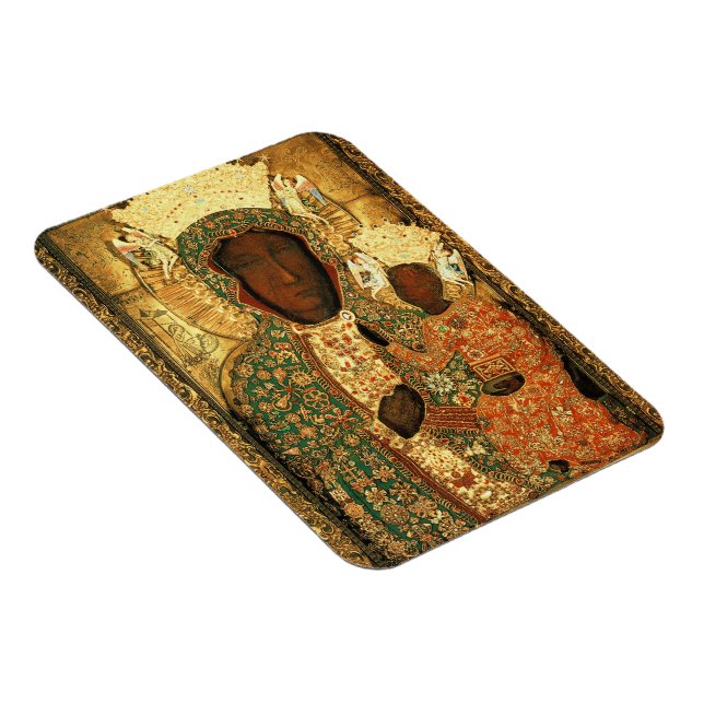 Black Madonna and Child Our Lady of Czestochowa Magnet (Right Side)