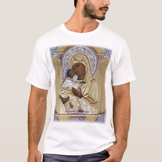 Black Madonna and Emmanuel T-Shirt (Front)