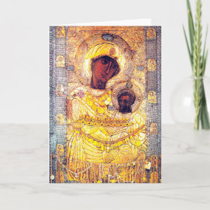 Black Madonna Card