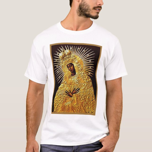 Black Madonna in Prayer  T-Shirt (Front)