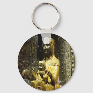 black madonna montserrat keychain
