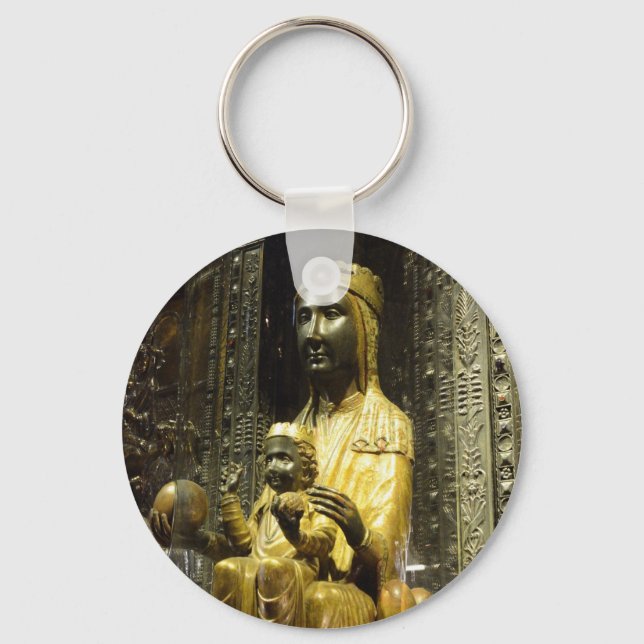 black madonna montserrat keychain (Front)