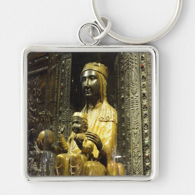 black madonna montserrat keychain (Front)