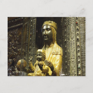 black madonna montserrat postcard