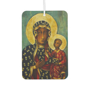 Black Madonna of Częstochowa Car Air Freshener