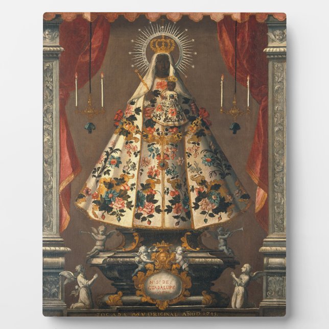Black Madonna Painting 1745 Plaque (Front)