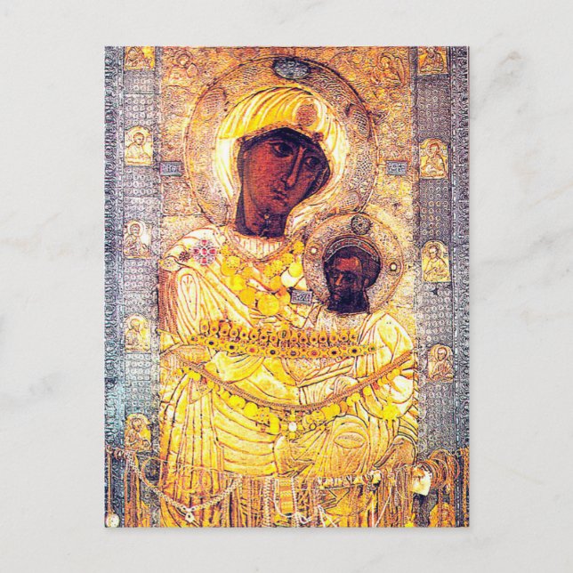Black Madonna Postcard (Front)