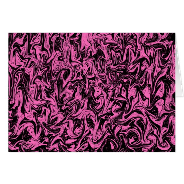 Black & Magenta Swirl (Front Horizontal)