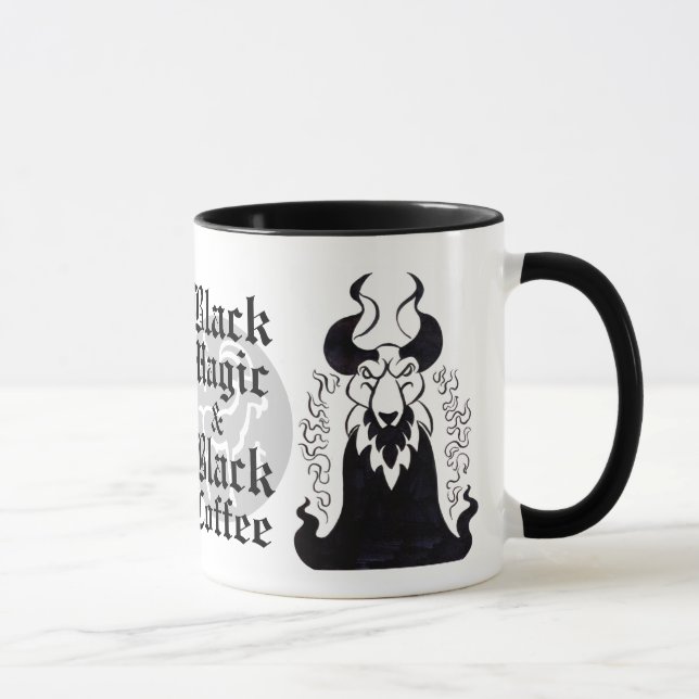 Black Magic & Black Coffee Mug (Right)