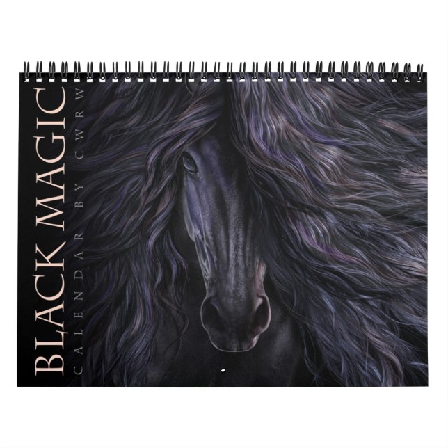 Black Magic Horse Calendar (Cover)