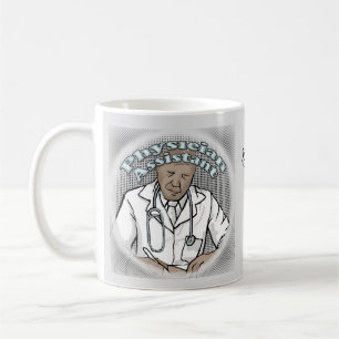 Black Male Physician Assistant mug