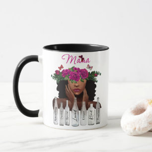 Black Mama Afro Woman Mug