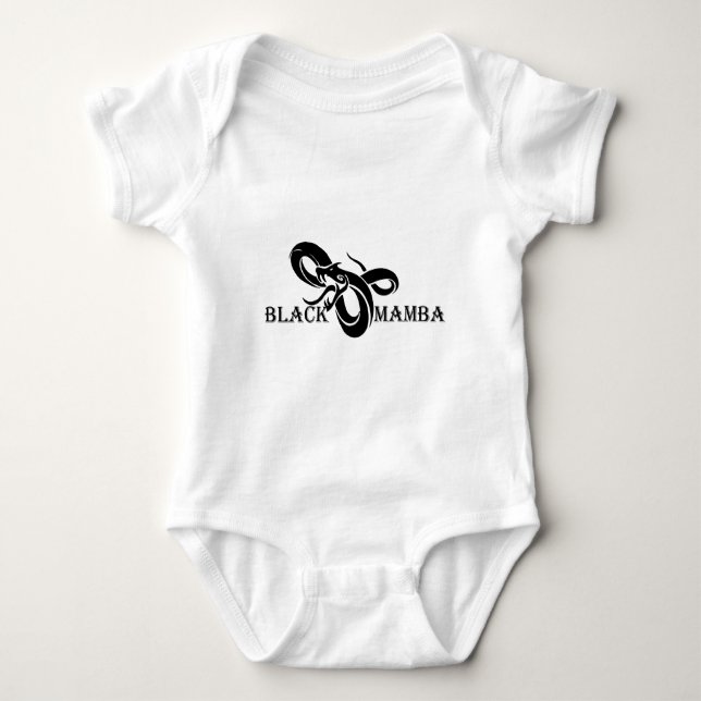 Black Mamba Baby Bodysuit (Front)