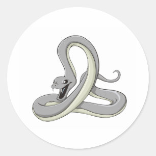 Black Mamba Classic Round Sticker